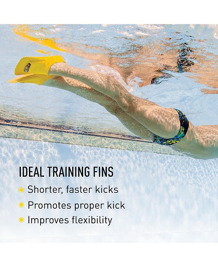 FINIS Zoomers Gold Swimming Fins for Men and Women Swim Flippers to