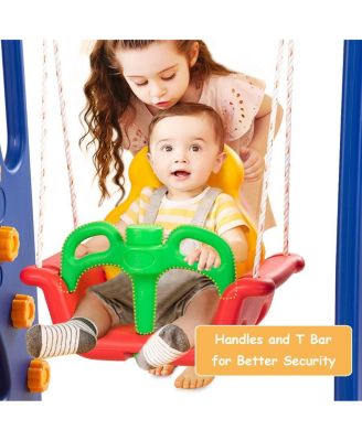 3-in-1 Junior Children Climber Slide Playset