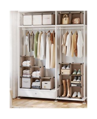 Modular 16-Cube Storage Organizer for Wardrobe, Closet, or Bedroom Use