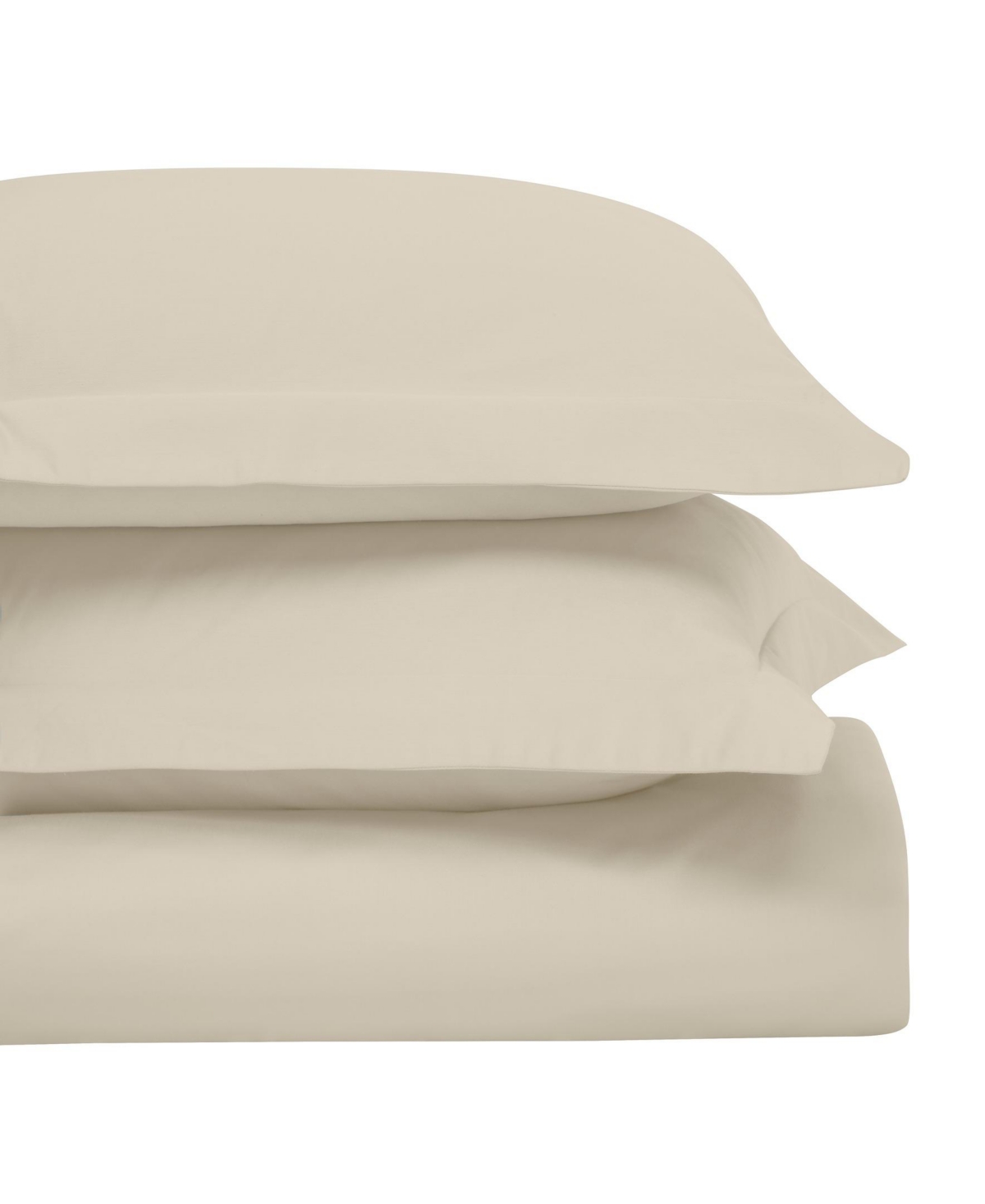 Superior Egyptian Cotton 650 Thread Count Solid Luxury Duvet Cover Set,