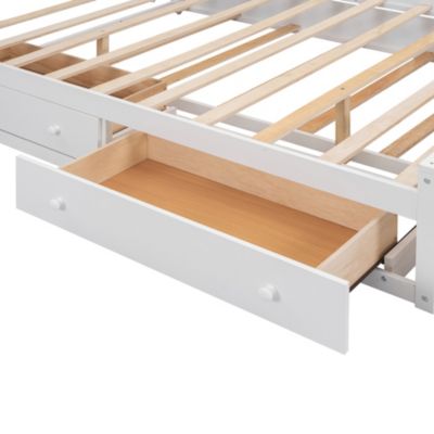 Streamdale Wooden Queen Bed with Cabinetry and Outlets