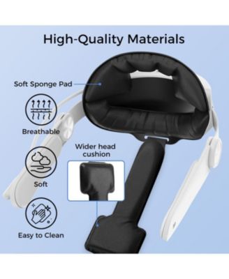 Meta Quest 3 Head Strap w/ 6000mAh Battery- 4Hr time- Comfort /Adjust