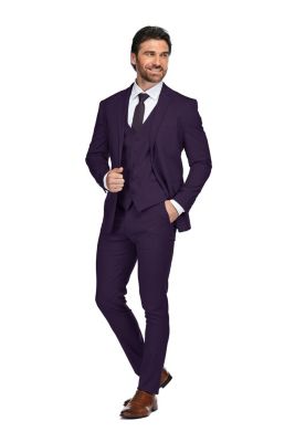Men's Skinny Fit 3-Piece Suit
