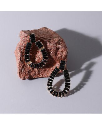 Women's Lined Drop Earrings