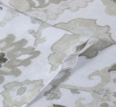 Country Living Farmhouse 3 Pc Solid Cafe Kitchen Curtain Tier & Tucked Valance Set