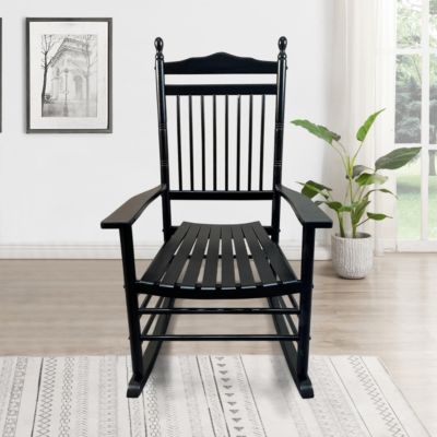 Streamdale Balcony Porch Adult Rocking Chair - Black