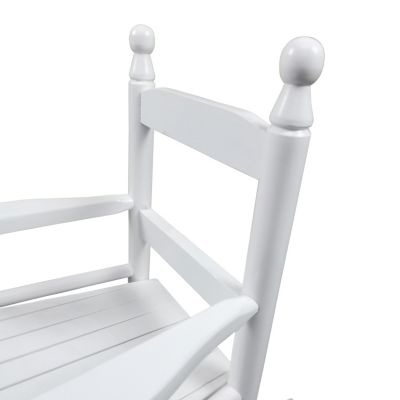 Streamdale White Rocking Chair for Kids Indoor/Outdoor