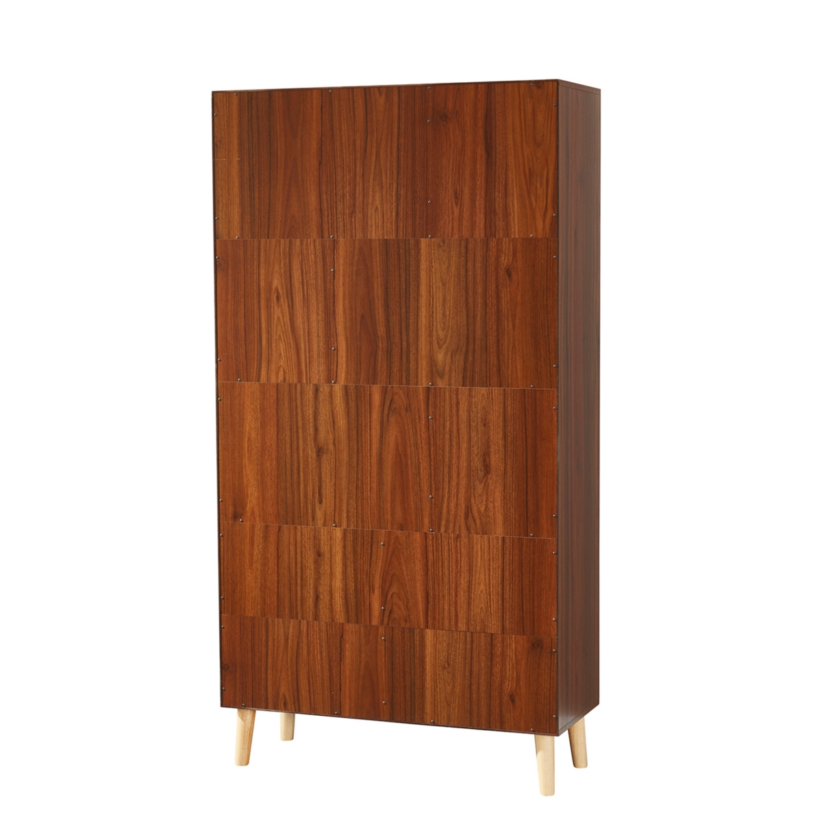 Streamdale Furniture Bookcase, Bookshelf,- Walnut