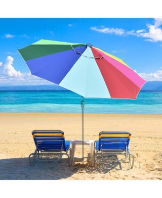 9Ft UV50+ Universal Replacement Umbrella Canopy Patio Beach Parasol Top Cover