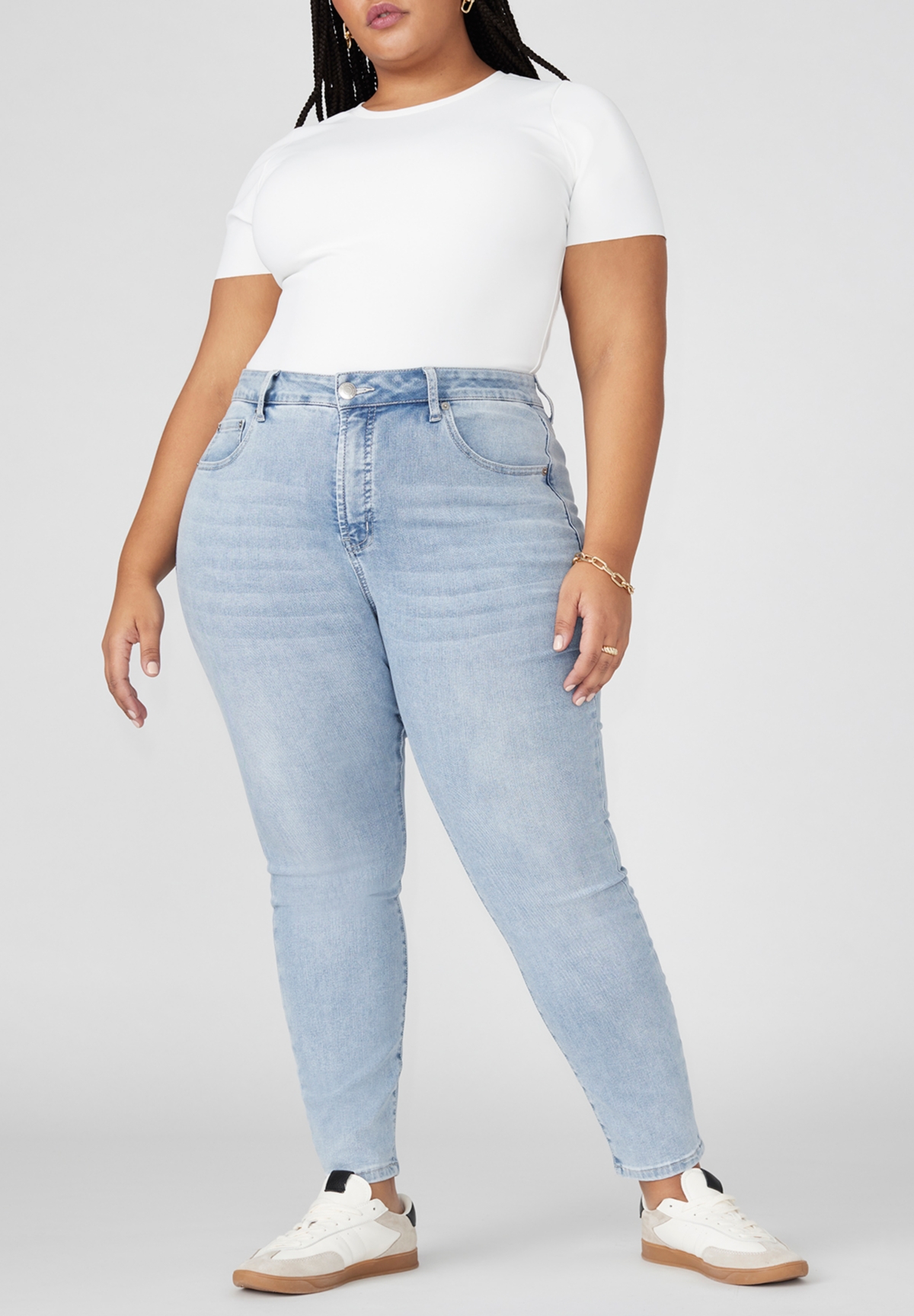 Eloquii Plus The Morgan Super Stretch Skinny Leg Jean
