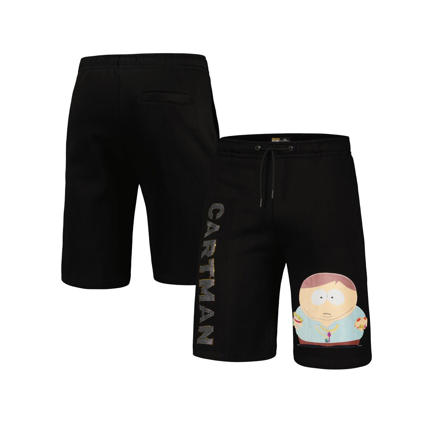 Men's Black South Park Cash for Gold Shorts