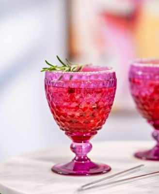 Boston Red Wine Glasses, Set of 4 