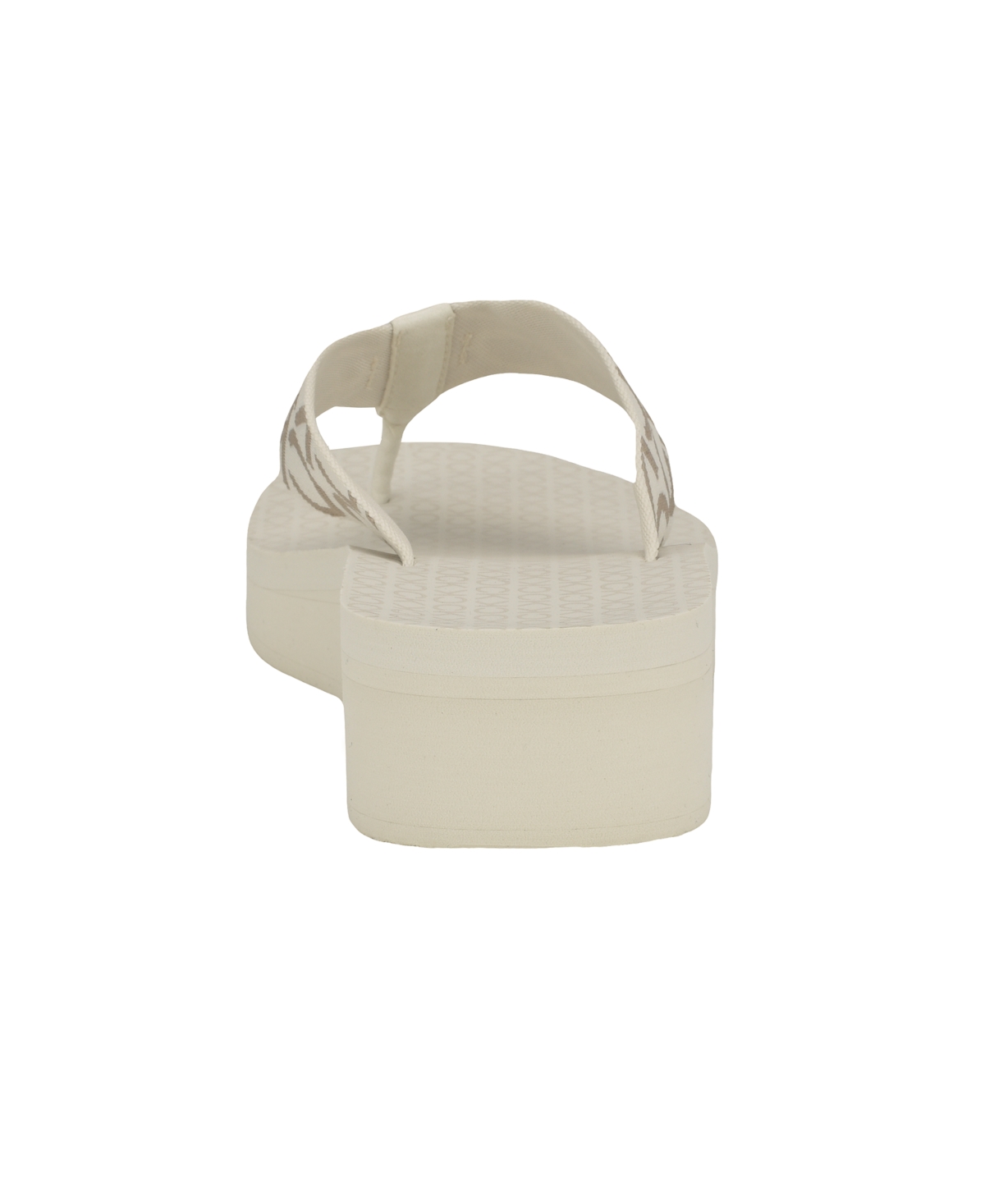 Calvin Klein Women's Meena Casual Platform Flip-flop Sandals In Ivory