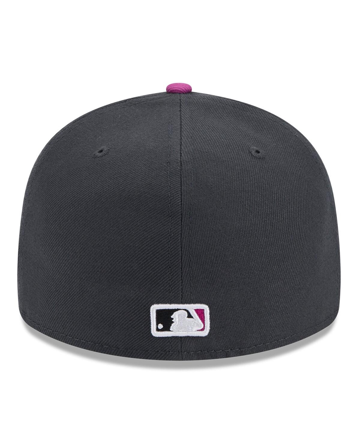 New Era Men'sNew York Mets 2024 City Connect Low Profile 59FIFTY Fitted Hat - Graphite