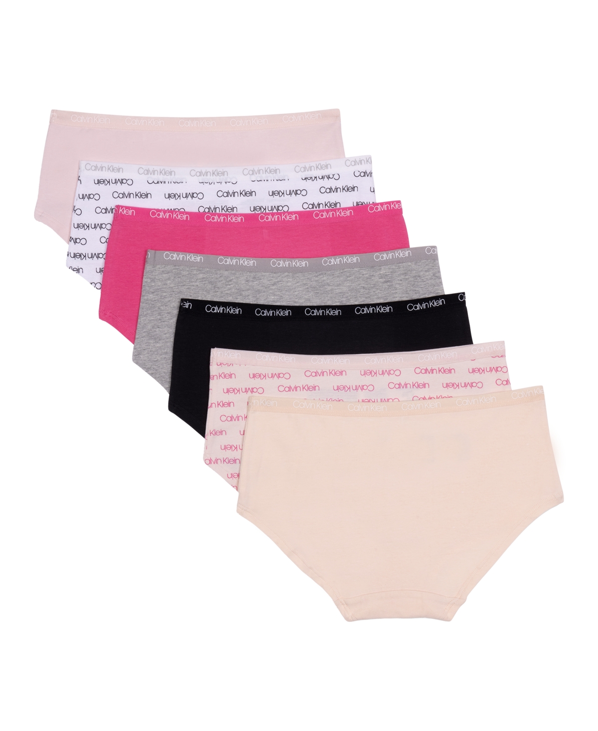 Calvin Klein Girls 7 Pack Hipster