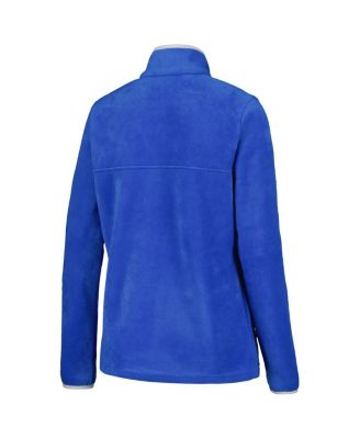 Women's Blue New York Rangers Benton Springs Half-Snap Jacket