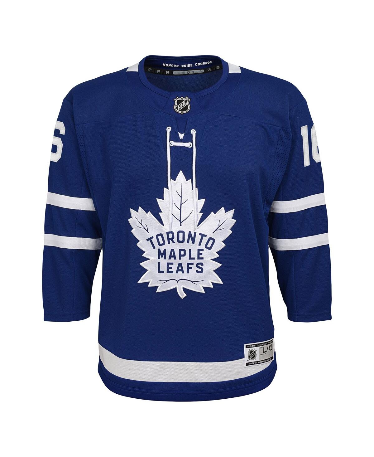 Outerstuff Big Boys and Girls Mitchell MarnerToronto Maple Leafs Home Premier Player Jersey - Blue