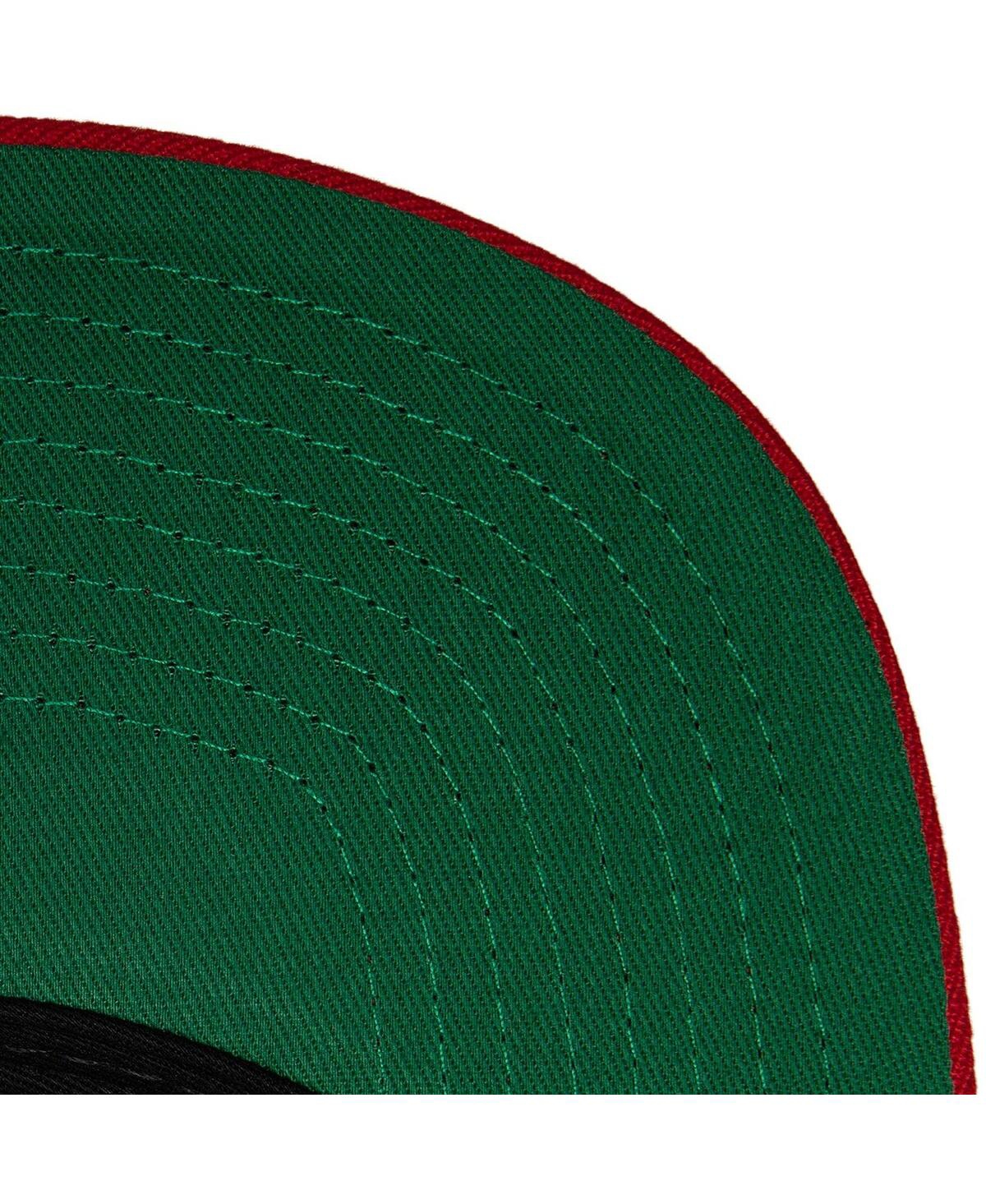 Mitchell & Ness Men's Navy/red Kansas Jayhawks 2-tone 2.0 Snapback Hat In Navy Red