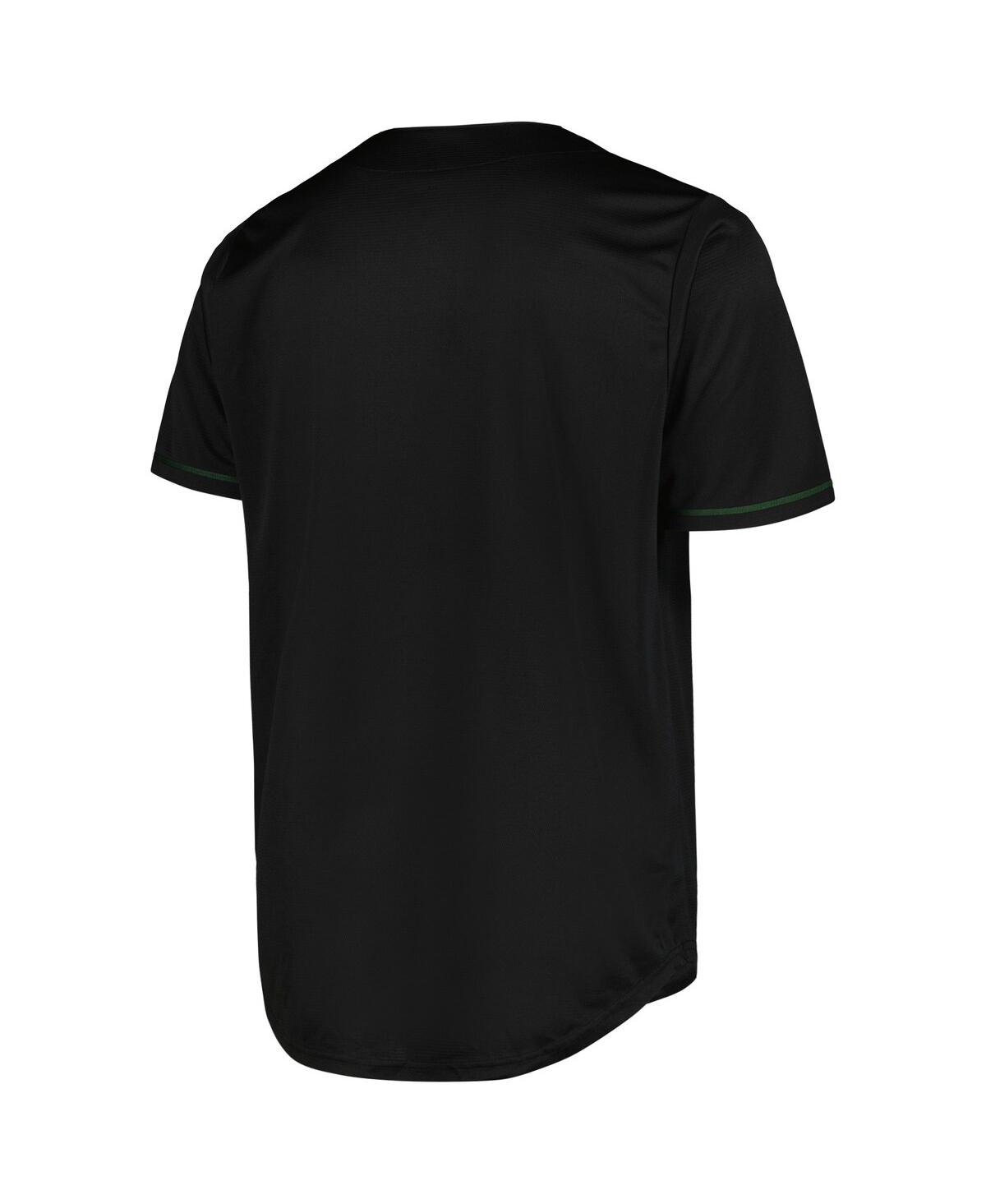 Fanatics Men'sMilwaukee Bucks Pop Baseball Jersey - Black