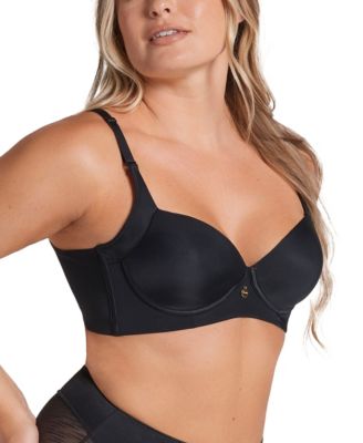 Leonisa Back Smoothing Bra with Soft Full Coverage Cups