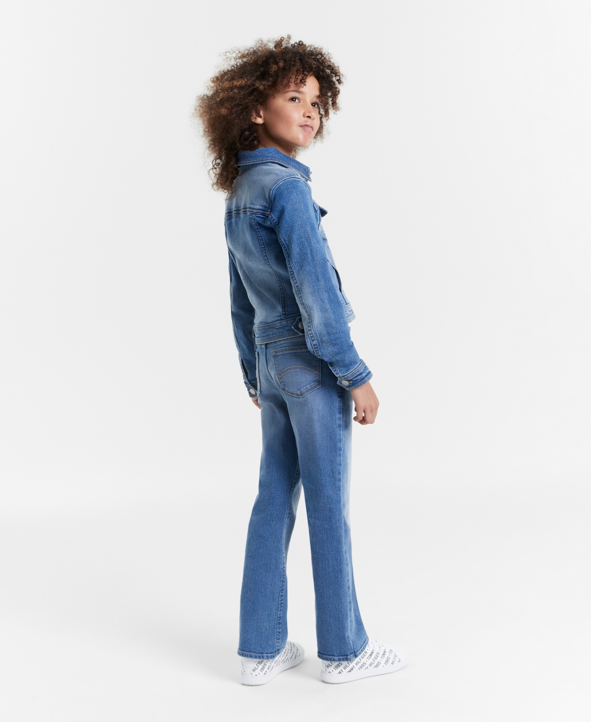 Tommy Hilfiger Big Girls Classic Stretch Denim Jacket