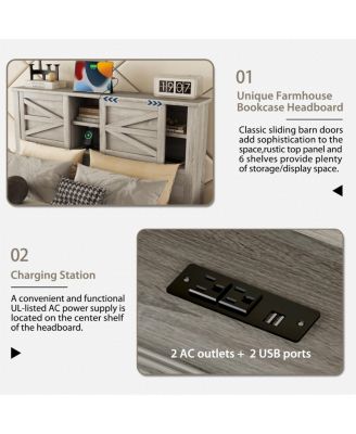 Streamdale Rustic Full Size Farmhouse