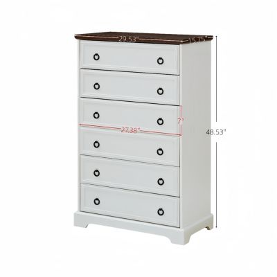 Streamdale 6-Drawer Dresser with Easy Pull Handle