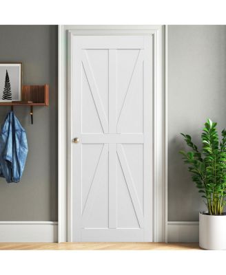 84" Barn Door Slab, Unfinished Wood, Pre-Drilled