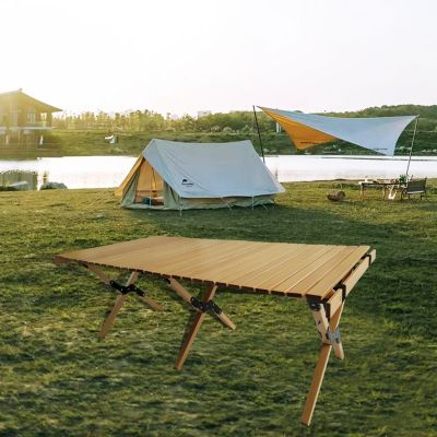 Streamdale Wooden Foldable Portable Patio Dining Table