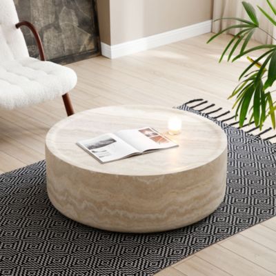 Streamdale Faux Mars Pattern Coffee Tables For Living Room