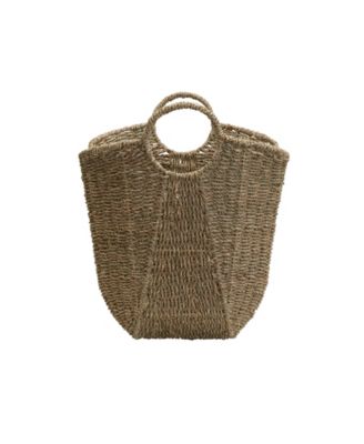 Natural Seagrass Basket with Handles