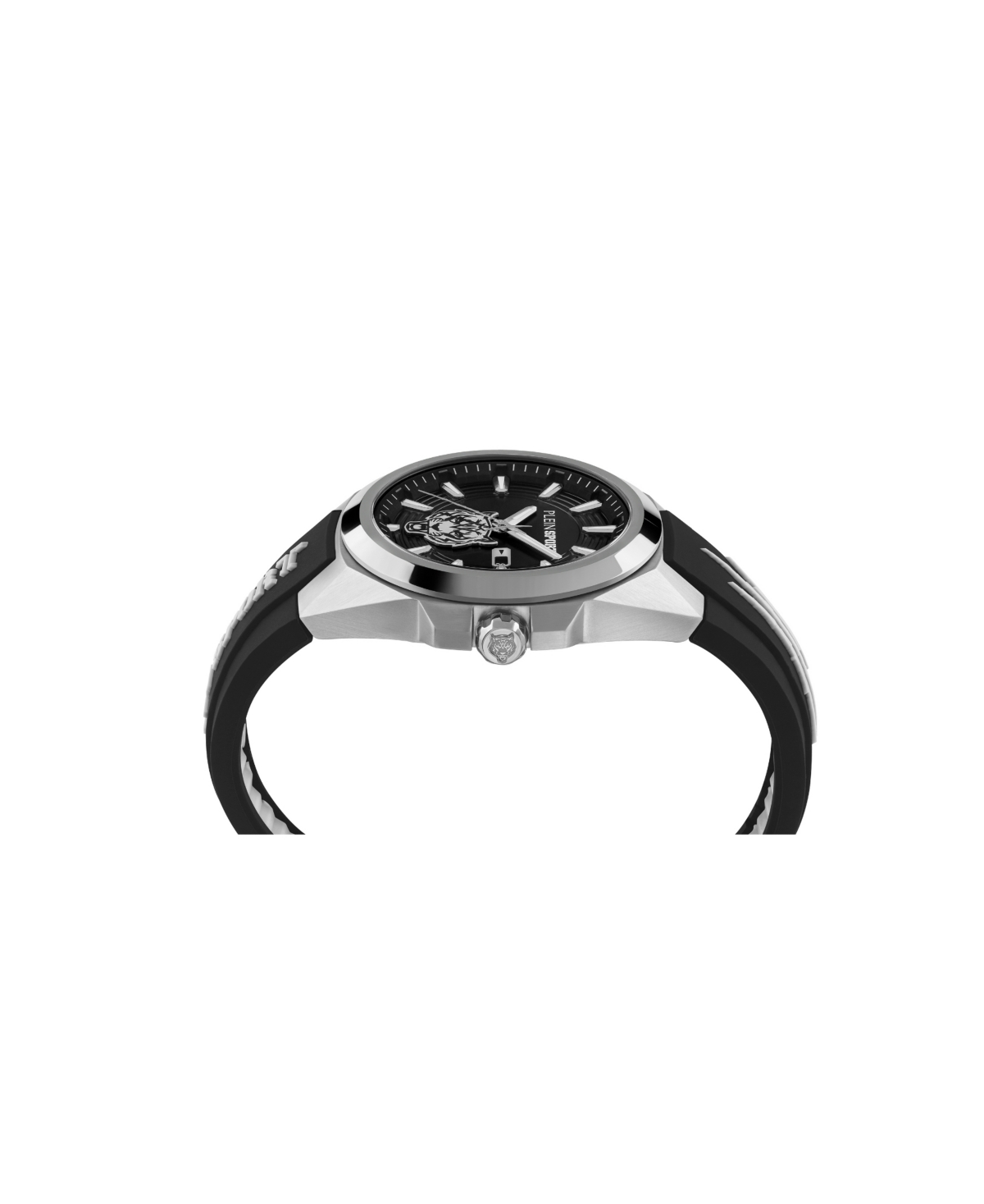 Plein Sport Men's Tigermaster Three Hand Date QuartzSilicone 47MM - Black
