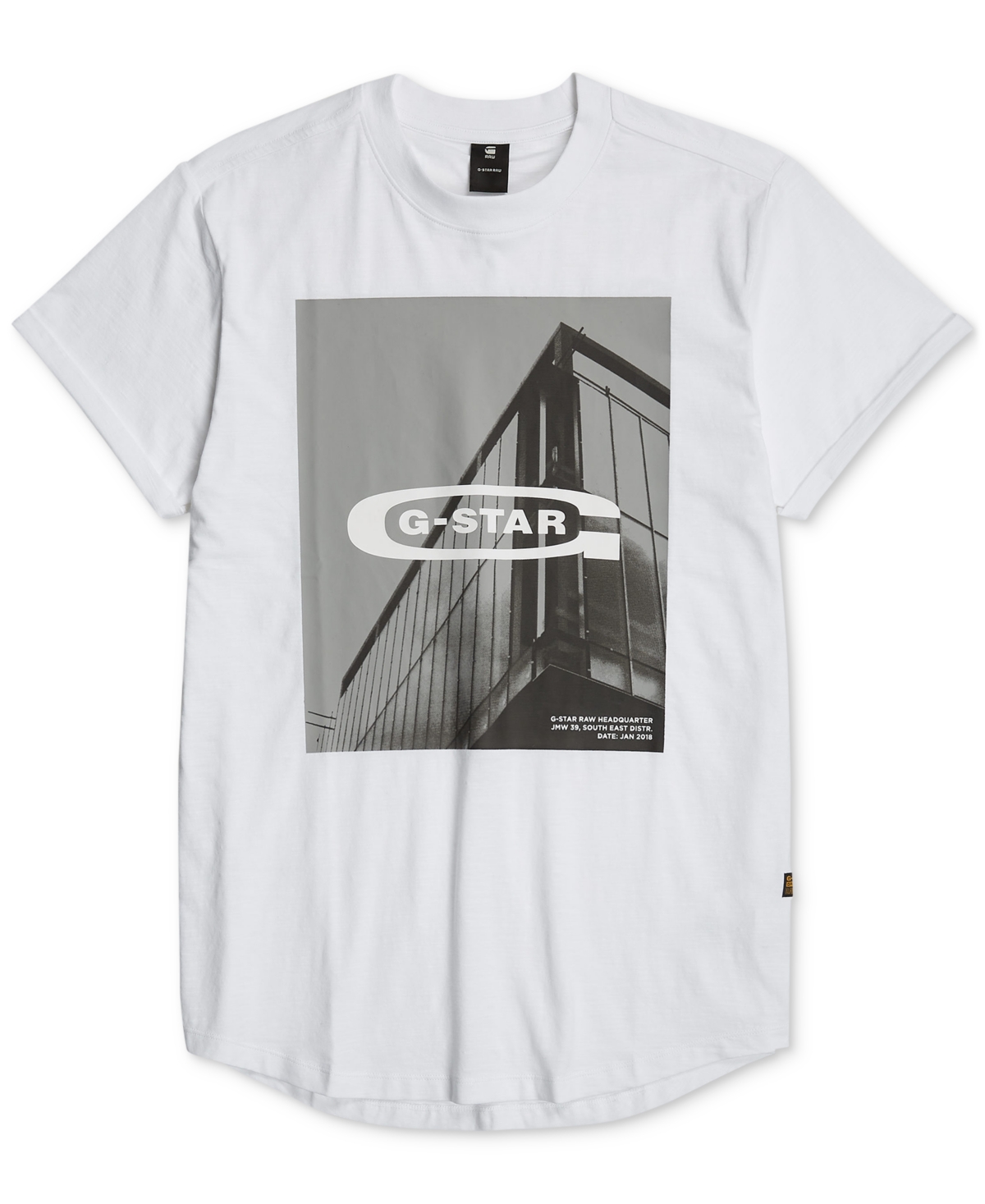 G-Star Raw Men's Hq Oldskool Relaxed-Fit Logo Graphic T-Shirt