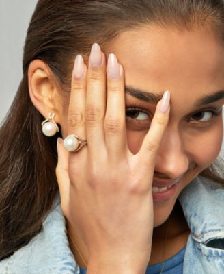 ホワイトパール スパイラル リング ☆Maimoda Jewelry ホワイトパール スパイラル リング ☆Maimoda Jewelry