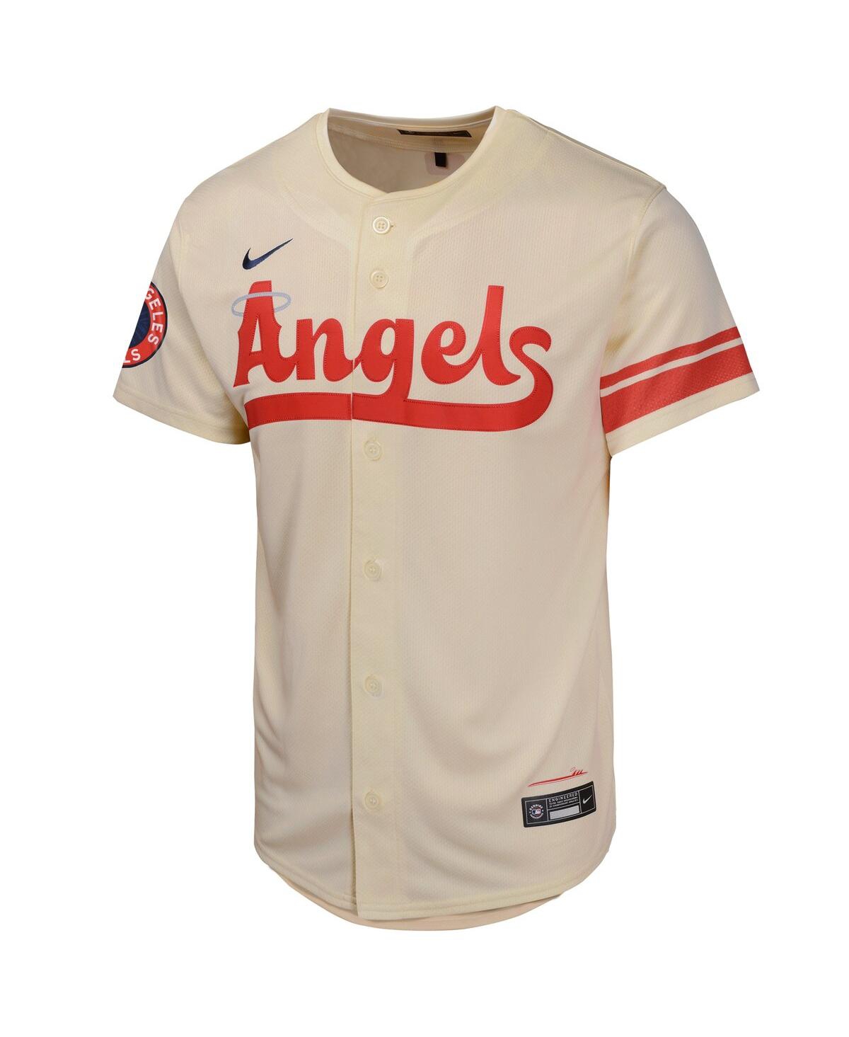 Nike Big Boys and GirlsLos Angeles Angels City Connect Limited Jersey - Cream