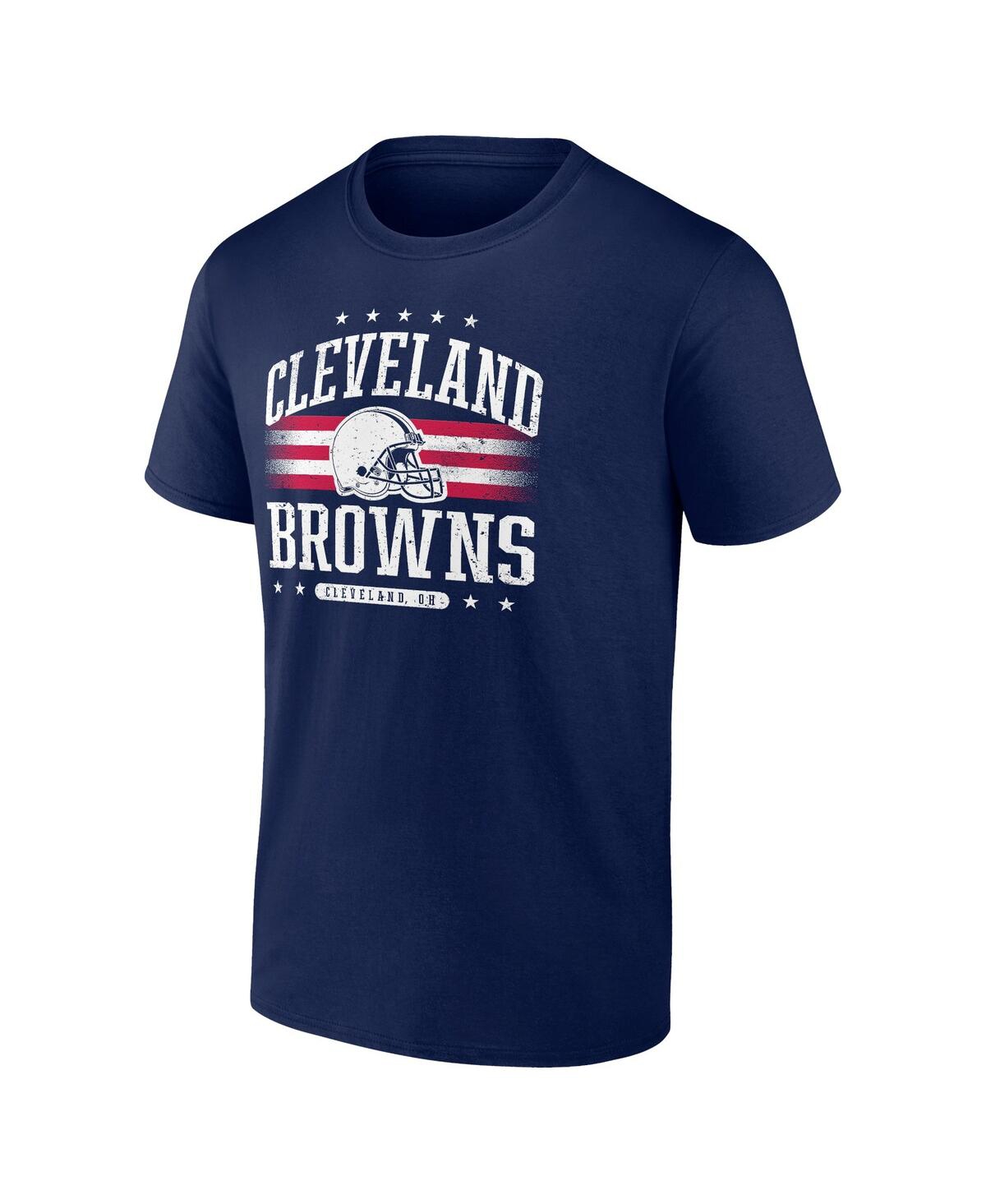 Fanatics Men'sCleveland Browns Americana T-Shirt - Navy