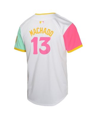 Big Boys and Girls Manny Machado White San Diego Padres City Connect Limited Player Jersey