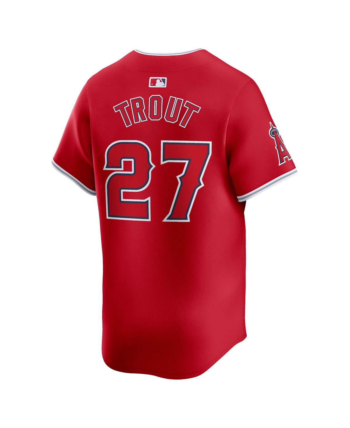 Nike Men's Mike TroutLos Angeles Angels Alternate Limited Player Jersey - Red