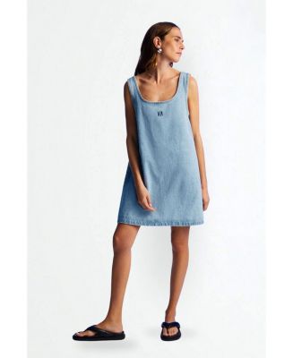 NOCTURNE Women's Jean Dress with Thick Straps - Macy's