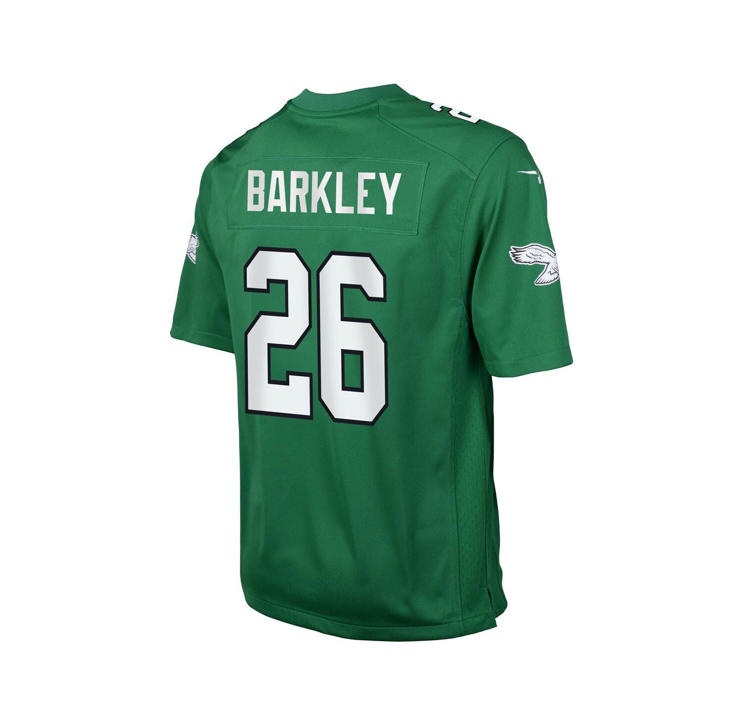 Big Boys and Girls Saquon Barkley Kelly Green Philadelphia Eagles Alternate Game Player Jersey