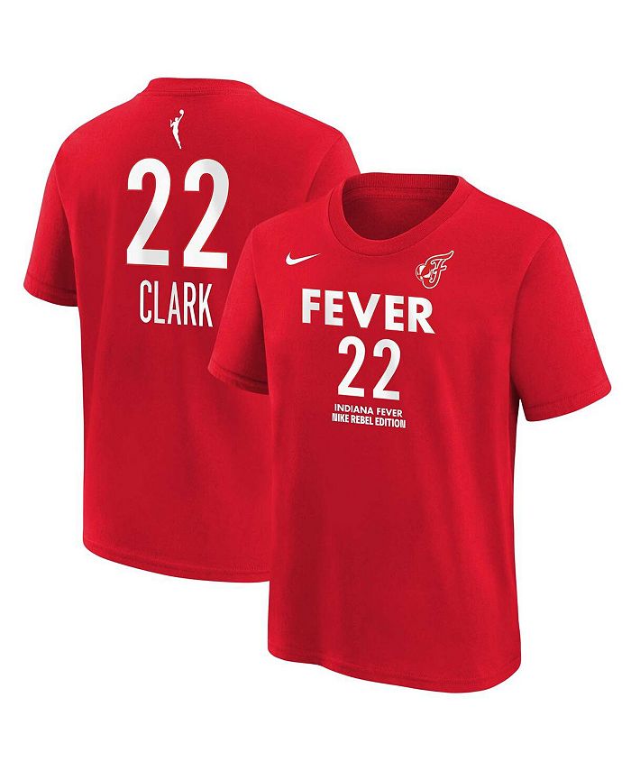 Nike Big Boys and Girls Caitlin Clark Red Indiana Fever 2024 WNBA Draft