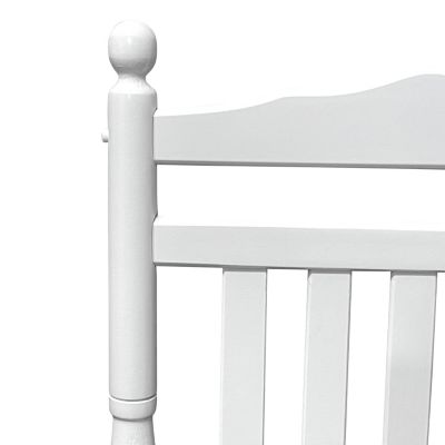 Streamdale Balcony Porch Adult Rocking Chair - White