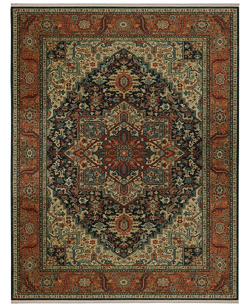 Karastan Closeout Sovereign Maharajah Navy 4 3 X 6 Area Rug Reviews Rugs Macy S