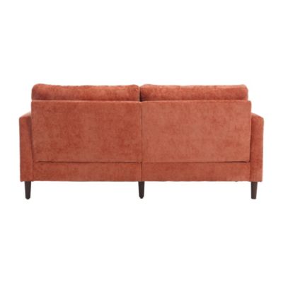 Modern Chenille 2-Seat Loveseat