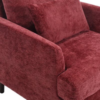Wood Frame Armchair, Modern Accent Chair Lounge Chair For Living Room