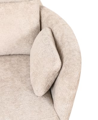 Gardley 38" Fabric Power Swivel Recliner, Created for Macy's