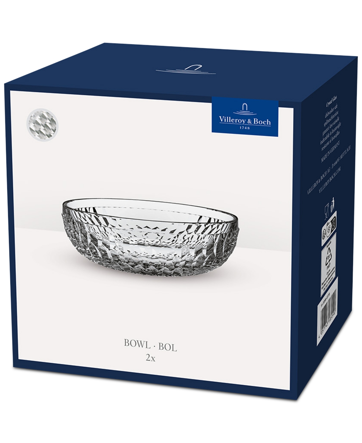 Villeroy & Boch Set Of 2 Boston Bowls In No Color