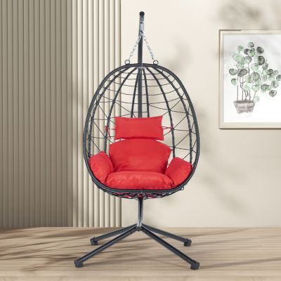 Streamdale Egg Chair with Stand for Indoor and Outdoor Use