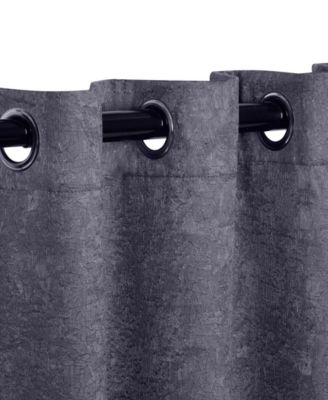 Senna Textured Room Darkening Grommet Top Curtain Panels, 52" x 96" (Set of 4)