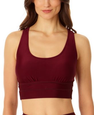 Women's Banded Halter Longline Bra Top